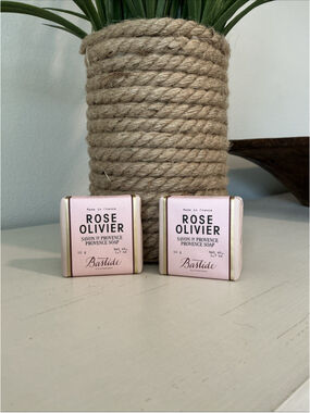 Bastide Rose Olivier Savon de Provence Soap 1.7oz Travel Size 2-Pack - NWOB